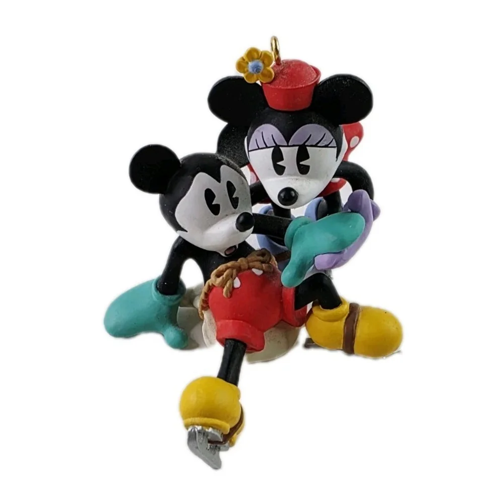 Vintage Mickey & Friends Ornaments Lot Of 6 Fantasia Donald Daisy
